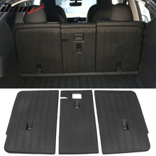 Load image into Gallery viewer, 2020-2023 Tesla Model Y Black Trunk Mats Rear Seat Cover Injection TPE