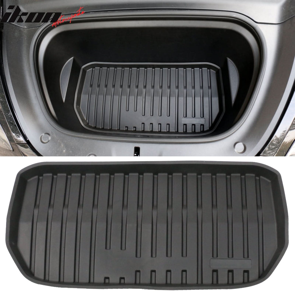 2020-2023 Tesla Model Y Black Trunk Mats Rear Seat Cover Injection TPE