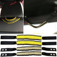 Load image into Gallery viewer, 2021-2025 Ford Bronco Headrest Handle + Roll Bar Grab Nylon 4PCS