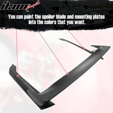 Load image into Gallery viewer, 2022-2024 Honda Civic Type R Primer Trunk Spoiler Mounting Plates ABS