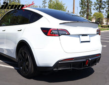 Load image into Gallery viewer, 2020-2024 Tesla Y IKON Carbon Fiber Print Rear Lip W/ RearÂ Aprons PP