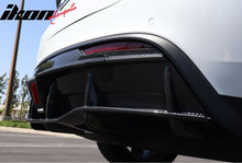 Load image into Gallery viewer, 2020-2024 Tesla Y IKON Carbon Fiber Print Rear Lip W/ RearÂ Aprons PP