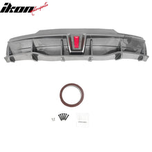 Load image into Gallery viewer, 2020-2024 Tesla Y IKON Carbon Fiber Print Rear Lip W/ RearÂ Aprons PP