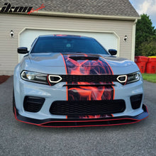 Load image into Gallery viewer, 2020-2023 Dodge Charger SRT Widebody Style Smoke LED Mesh Grille ABS