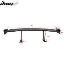 Load image into Gallery viewer, Universal 65'' GT Trunk Spoiler V1 Brackets V4A Legs + Side Plates ABS