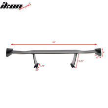 Load image into Gallery viewer, Universal 65'' GT Trunk Spoiler V1 Brackets V4A Legs + V4C Plates ABS