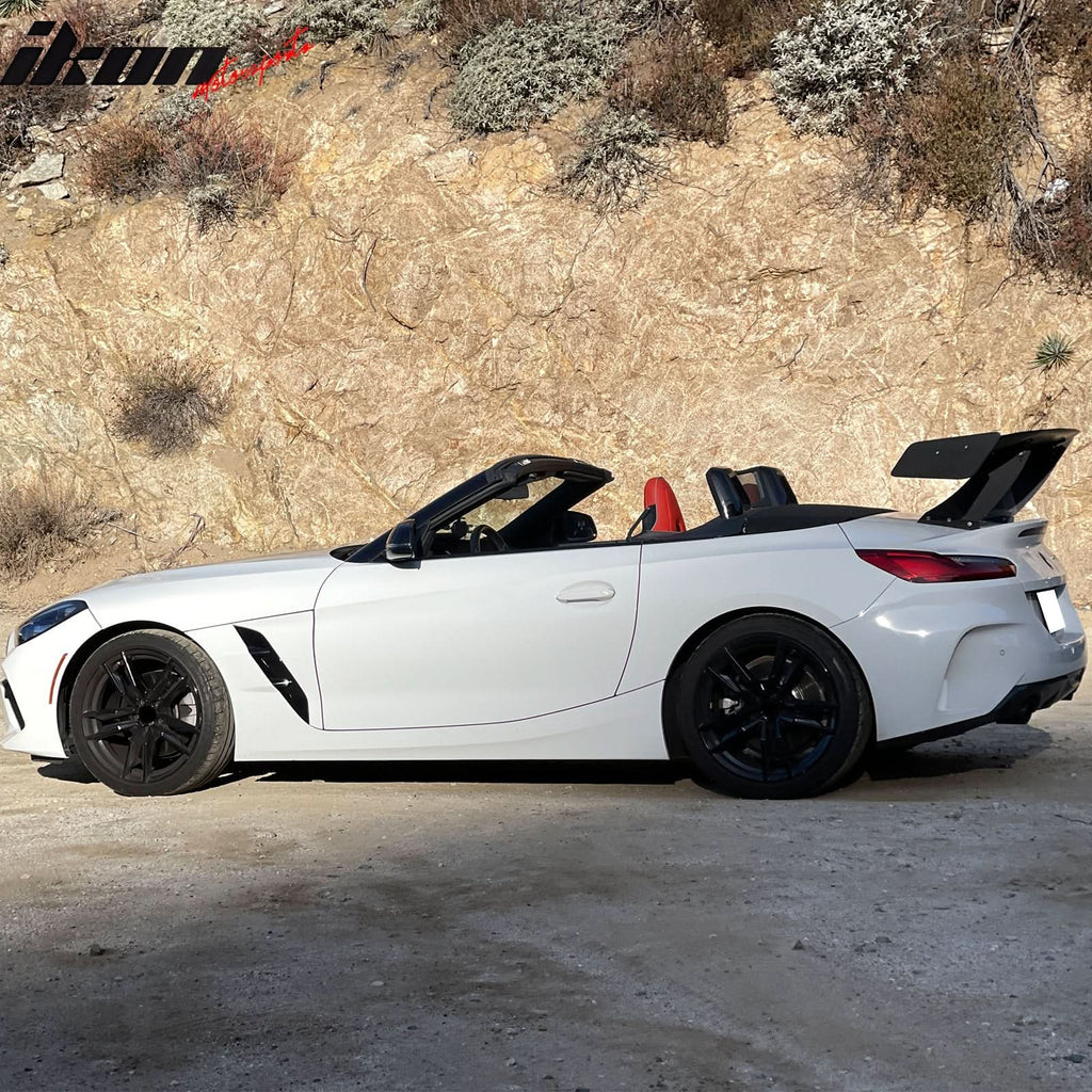 Universal 65'' GT Trunk Spoiler V1 Brackets V4A Legs + V4D Plates ABS