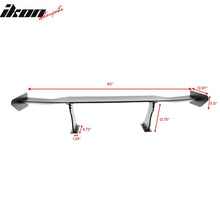 Load image into Gallery viewer, Universal 65'' GT Trunk Spoiler V1 Brackets V4B Legs + V4A Plates ABS
