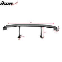 Load image into Gallery viewer, Universal 65'' GT Trunk Spoiler V1 Brackets V4B Legs + V4C Plates ABS