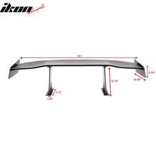 Load image into Gallery viewer, Universal 65'' GT Trunk Spoiler V1 Brackets V4B Legs + V4D Plates ABS