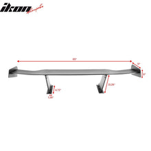Load image into Gallery viewer, Universal 65'' GT Trunk Spoiler V1 Brackets V4C Legs + Side Plates ABS