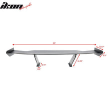 Load image into Gallery viewer, Universal 65'' GT Trunk Spoiler V1 Brackets V4D Legs + V4A Plates ABS