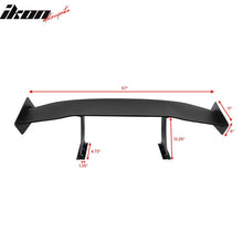 Load image into Gallery viewer, Universal 57'' GT Trunk Spoiler V1 Brackets V4A Legs + V4C Plates ABS