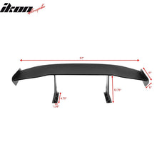 Load image into Gallery viewer, Universal 57'' GT Trunk Spoiler V1 Brackets V4B Legs + V4C Plates ABS