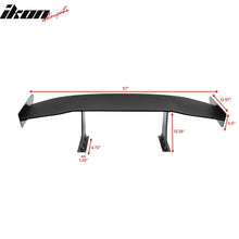 Load image into Gallery viewer, Universal 57'' GT Trunk Spoiler V1 Brackets V4C Legs + V4A Plates ABS