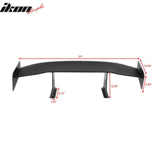 Load image into Gallery viewer, Universal 57'' GT Trunk Spoiler V1 Brackets V4C Legs + V4D Plates ABS