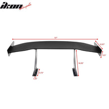 Load image into Gallery viewer, Universal 57'' GT Trunk Spoiler V1 Brackets V4D Legs + V4A Plates ABS