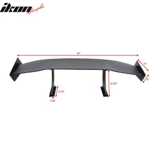 Load image into Gallery viewer, Universal 61'' GT Trunk Spoiler V1 Brackets V4A Legs + V4C Plates ABS