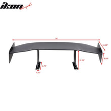 Load image into Gallery viewer, Universal 61'' GT Trunk Spoiler V1 Brackets V4A Legs + V4D Plates ABS