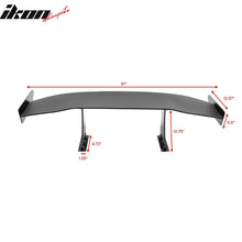 Load image into Gallery viewer, Universal 61'' GT Trunk Spoiler V1 Brackets V4B Legs + V4A Plates ABS