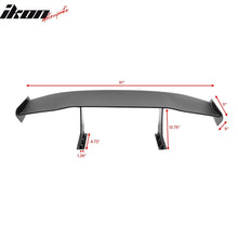 Load image into Gallery viewer, Universal 61'' GT Trunk Spoiler V1 Brackets V4B Legs + V4C Plates ABS