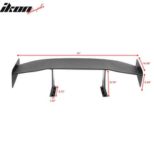 Load image into Gallery viewer, Universal 61'' GT Trunk Spoiler V1 Brackets V4B Legs + V4D Plates ABS