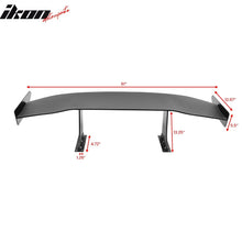 Load image into Gallery viewer, Universal 61'' GT Trunk Spoiler V1 Brackets V4C Legs + V4A Plates ABS