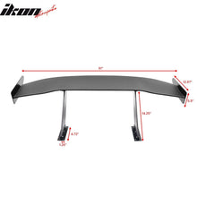 Load image into Gallery viewer, Universal 61'' GT Trunk Spoiler V1 Brackets V4D Legs + V4A Plates ABS