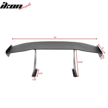 Load image into Gallery viewer, Universal 61'' GT Trunk Spoiler V1 Brackets V4D Legs + V4C Plates ABS