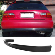 Load image into Gallery viewer, Rear Diffuser &amp; Front Lip For 1992-1995 Honda Civic PU Unpainted Black