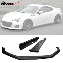 Load image into Gallery viewer, Corner Aprons &amp; Front Lip For 2013-2016 Subaru BRZ PU GT JDM CS Style