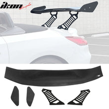 Load image into Gallery viewer, 56"Inch GT Style Trunk Spoiler V1 Side Plates V3 Legs 3D Carbon Fiber