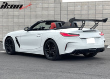 Load image into Gallery viewer, 56"Inch GT Style Trunk Spoiler V1 Side Plates V3 Legs 3D Carbon Fiber