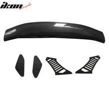 Load image into Gallery viewer, 56"Inch GT Style Trunk Spoiler V1 Side Plates V3 Legs 3D Carbon Fiber