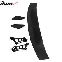 Load image into Gallery viewer, 56"Inch GT Style Trunk Spoiler V1 Side Plates V5 Legs 3D Carbon Fiber