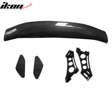 Load image into Gallery viewer, 56"Inch GT Style Trunk Spoiler V1 Side Plates V5 Legs 3D Carbon Fiber