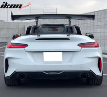 Load image into Gallery viewer, 56"Inch GT Style Trunk Spoiler V1 Side Plates V6 Legs 3D Carbon Fiber