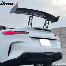 Load image into Gallery viewer, 56"Inch GT Style Trunk Spoiler V1 Side Plates V6 Legs 3D Carbon Fiber