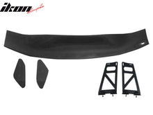 Load image into Gallery viewer, 56"Inch GT Style Trunk Spoiler V1 Side Plates V6 Legs 3D Carbon Fiber