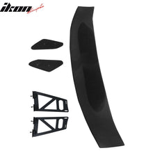Load image into Gallery viewer, 56"Inch GT Style Trunk Spoiler V1 Side Plates V6 Legs 3D Carbon Fiber