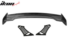 Load image into Gallery viewer, 57'' 12" Height Drag Trunk Spoiler V2 Side Plates V3 Legs Carbon Fiber