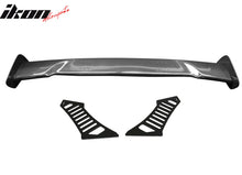 Load image into Gallery viewer, 57'' 12" Height Drag Trunk Spoiler V2 Side Plates V3 Legs Carbon Fiber