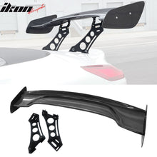 Load image into Gallery viewer, 57'' 12" Height Drag Trunk Spoiler V2 Side Plates V5 Legs Carbon Fiber