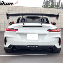 Load image into Gallery viewer, 57'' 12" Height Drag Trunk Spoiler V2 Side Plates V5 Legs Carbon Fiber