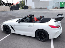 Load image into Gallery viewer, 57'' 12" Height Drag Trunk Spoiler V2 Side Plates V5 Legs Carbon Fiber