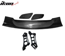 Load image into Gallery viewer, 57'' 12" Height Drag Trunk Spoiler V2 Side Plates V5 Legs Carbon Fiber