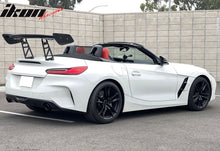 Load image into Gallery viewer, 57'' 12" Height Drag Trunk Spoiler V2 Side Plates V6 Legs Carbon Fiber