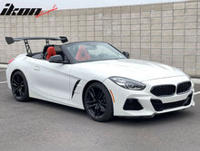 Load image into Gallery viewer, 57'' 12" Height Drag Trunk Spoiler V2 Side Plates V6 Legs Carbon Fiber