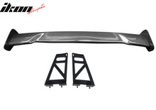 Load image into Gallery viewer, 57'' 12" Height Drag Trunk Spoiler V2 Side Plates V6 Legs Carbon Fiber