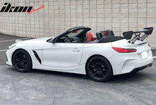 Load image into Gallery viewer, 56"Inch GT Style Trunk Spoiler V3 Side Plates V3 Legs 3D Carbon Fiber